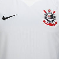 Camisa Corinthians I 2026/27 s/n Torcedor Nike Masculina - Branco+Preto