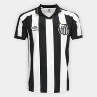 Camisa Santos II 2026/27 Torcedor Umbro Masculina - Branco+Preto