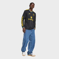 Camisa Manchester United III Manga Longa 25/26 - Torcedor Masculina - Preta